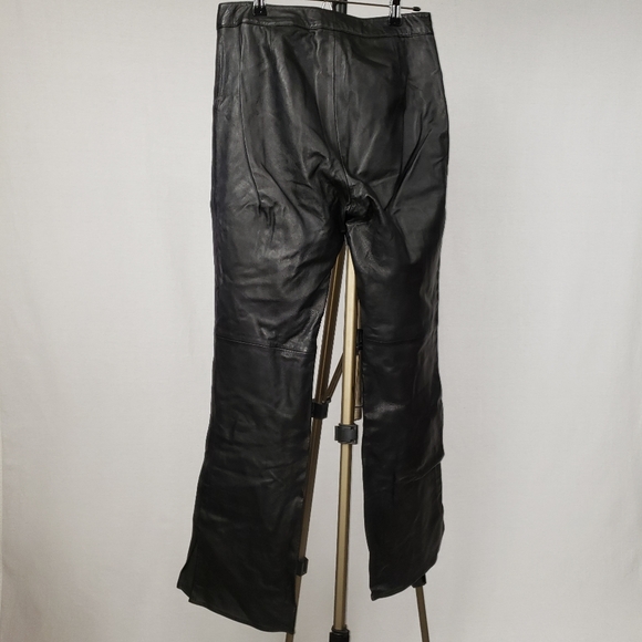Cache High Waisted Leather Pants - Picture 2 of 5